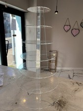 Large Acrylic 7 Tier Cake Stand for Wedding Birthday