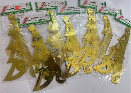 Vtg christmas foil mylar - christmas,