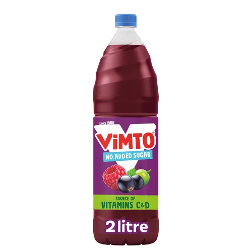Vimto squash added sugar - vimto, no