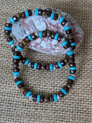 2pc mens boho beaded - mens,