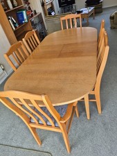 Oval Teak Extending Dining