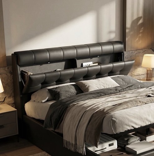 Storage headboard double - uk,