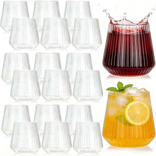 Pack plastic ribbed wine - plastic,