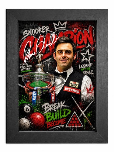 Ronnie sullivan snooker a4 - ronnie, o'sullivan