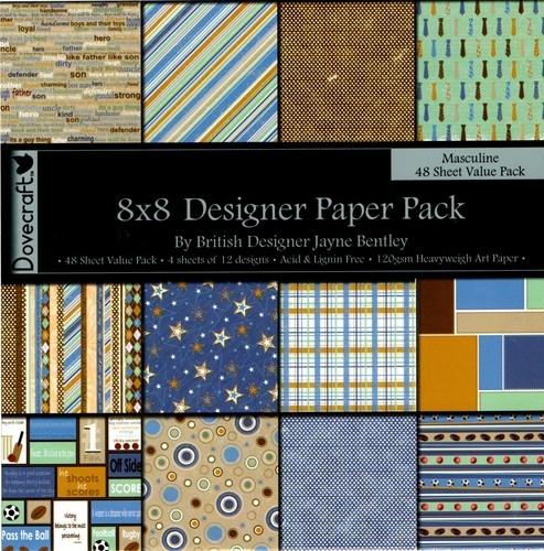 Dovecraft designer paper - 8"x8",