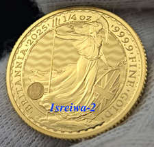 1/4oz Britannia 999.9 Gold Coin King Charles III 2025 Mint Condition CGT Free