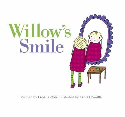 Willow smile lana button - by,