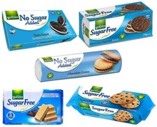 Gullon Sugar Free & No Added Sugar Biscuits - Chocolate Selecion -  5 Packs -