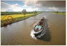 Picture Postcard::Maas Bij Oefelt, Barge on River [Art Unlimited]