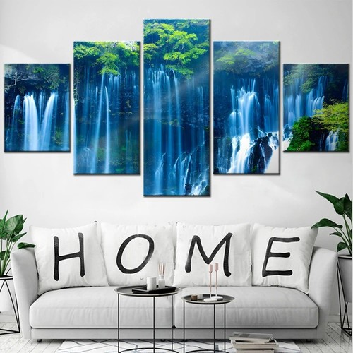 Waterfall canvas panel - waterfall,