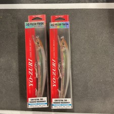 (2) Yo Zuri 3D Crystal Minnow