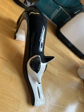 Stretching Cat Figurine –