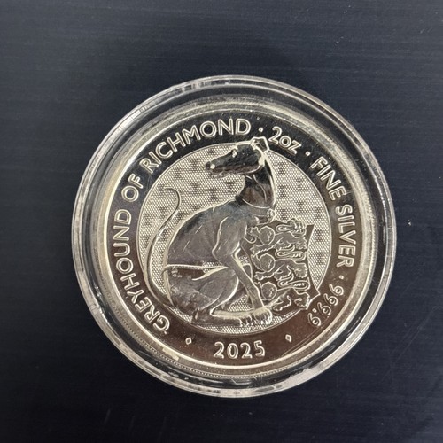2oz silver greyhound - greyhound, of