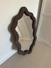 Large Wavy Mirror In Dark