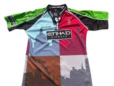 Vintage 2010/11 Harlequins Rugby Home Shirt Jersey RARE  Kooga Medium 44"