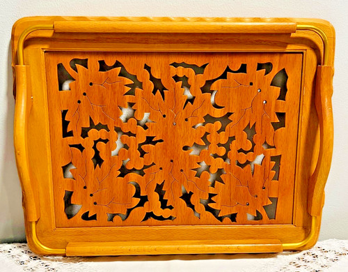 Vintage 1970s wooden - 1970s, serving