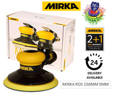 Mirka ROS Palm Air Sander 150mm 5mm Swing upTo 3Year Warranty, ROS650