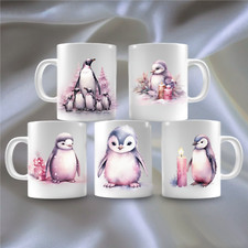 Penguin Design Mug. Coffee Tea