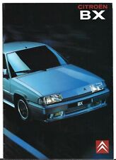Citroen BX 1990-1991 UK Market Brochure TE TGE TGS TGD TZS TZi TZD GTi 4x4 16V