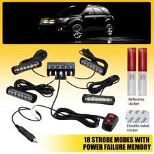 4x 3030 LED Amber Recovery