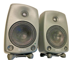 Pair Genelec 8030B Compact 2 way Nearfield Active Monitors tilt stand last built