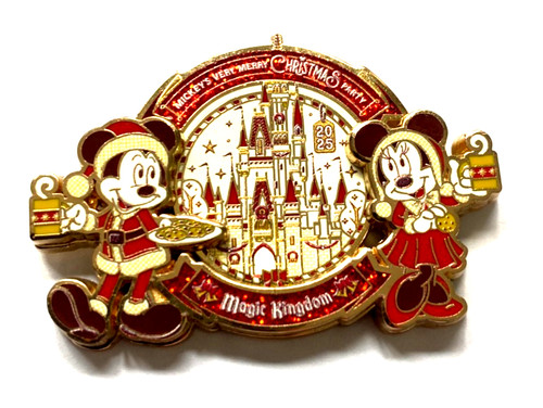 Disney pin badge santa - pin, mickey