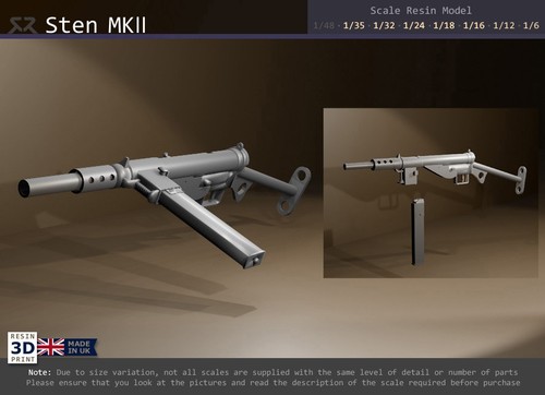 Sten mkii 1 - sten, 1/35,