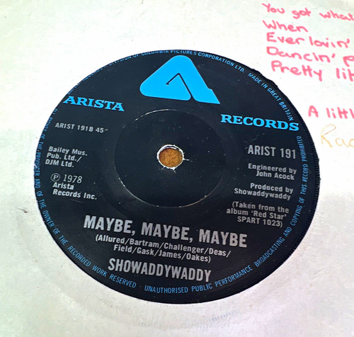 Showaddywaddy maybe - maybe,,