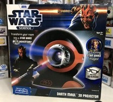 Star Wars Darth Maul 3D Projector with 3D Glasses NEW IN BOX 2011 RARE