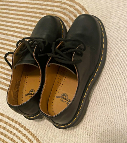 Martens black leather - martens,
