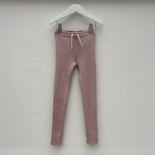Zara Girl Warm Rib Leggings 4-5 Years, Rose Pink