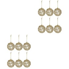 12 Pcs Crafted Ball Pendants