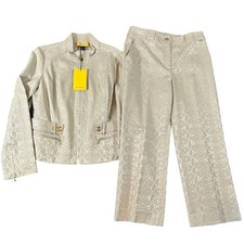 St John Womens Suit Set Ivory