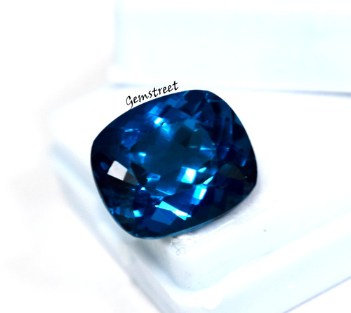 Natural swiss blue topaz - natural,