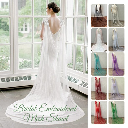 Bride lace mesh - bride, shawl