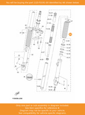 YAMAHA Boot, 11D-F3191-00 OEM