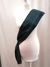 Black Watch Tartan Sash Burns Night Fancy Dress Scottish 6ft Budget Sash