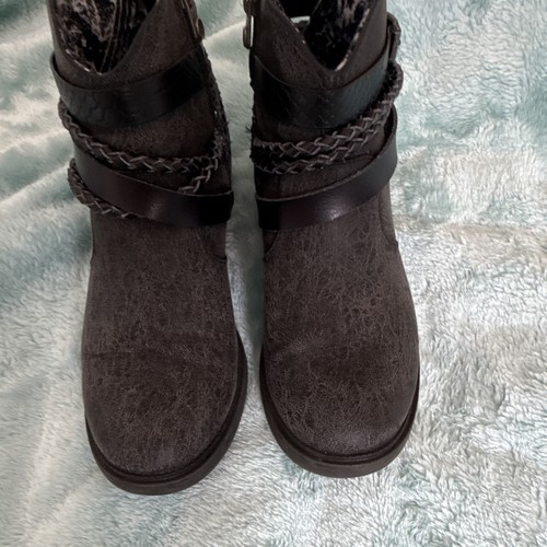 Blowfish grey ankle boots - boots, zip
