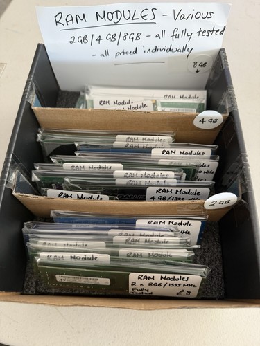 Job lot ram modules - of,