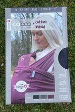 Close Caboo + Cotton Blend Baby Carrier-Only Used For Visiting Nephew-Ex Con