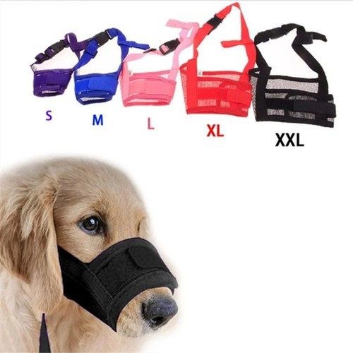 Adjustable dog muzzle soft - adjustable,