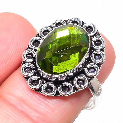 Green peridot gemstone - green,