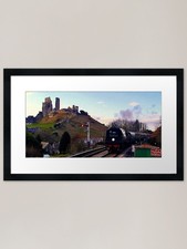 Manston at Corfe Castle Framed