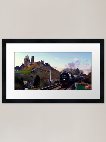 Manston corfe castle framed - at,