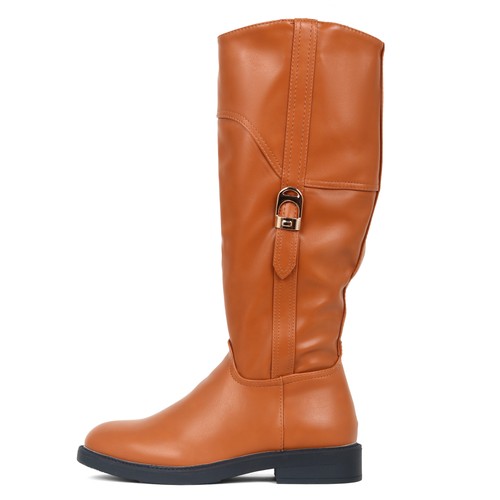 Womens ladies buckle - womens, knee