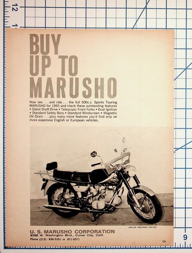 1965 marusho 500cc sports - marusho,