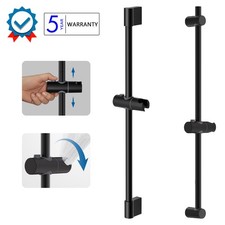 Height Adjustable Black Shower