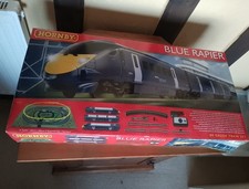 Hornby blue rapier trains