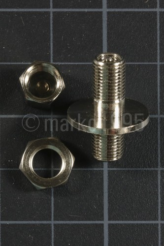 Nickel plated brass - plated,