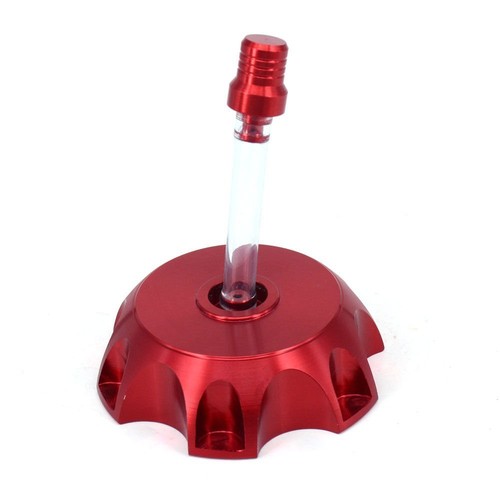 Red cnc gas fuel cap - cnc, for